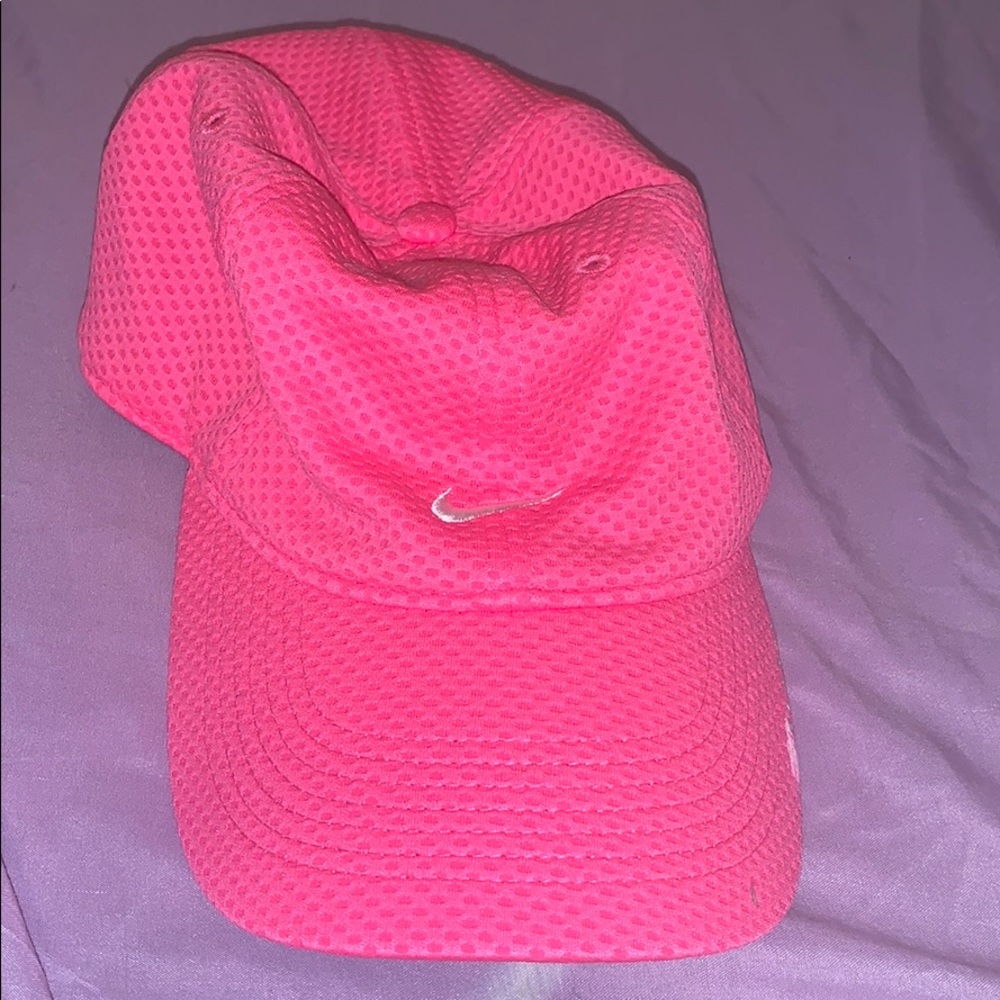 Neon Pink Nike Dry Fit Cap